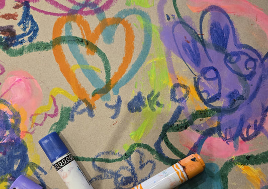 Workshop Led by Artist Ayako Rokkaku: Finger Painting