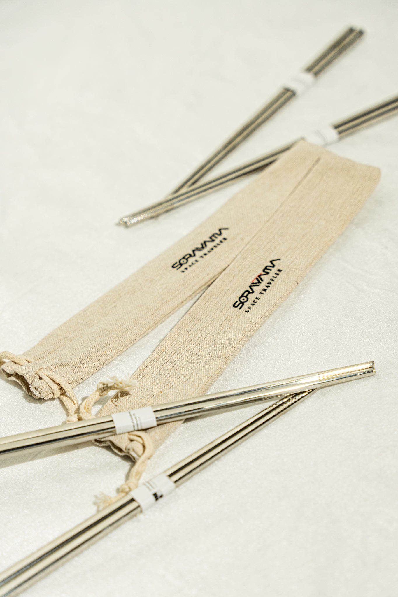 Hajime Sorayama “Space Traveler” Stainless Steel Chopsticks Set