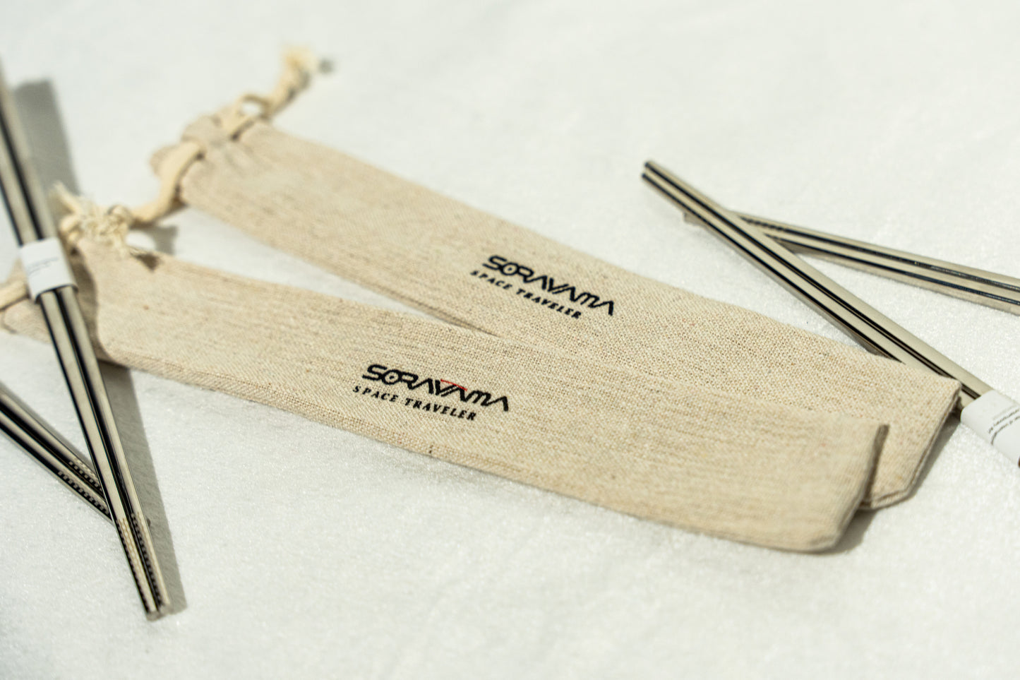 Hajime Sorayama “Space Traveler” Stainless Steel Chopsticks Set