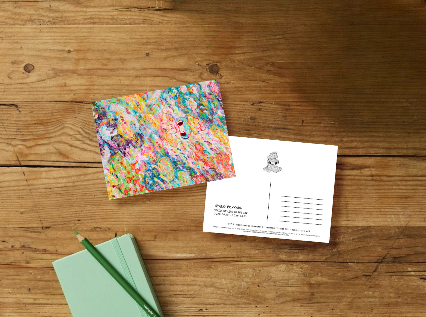 AYAKO ROKKAKU Postcard Set "Trails of Life in the Air"