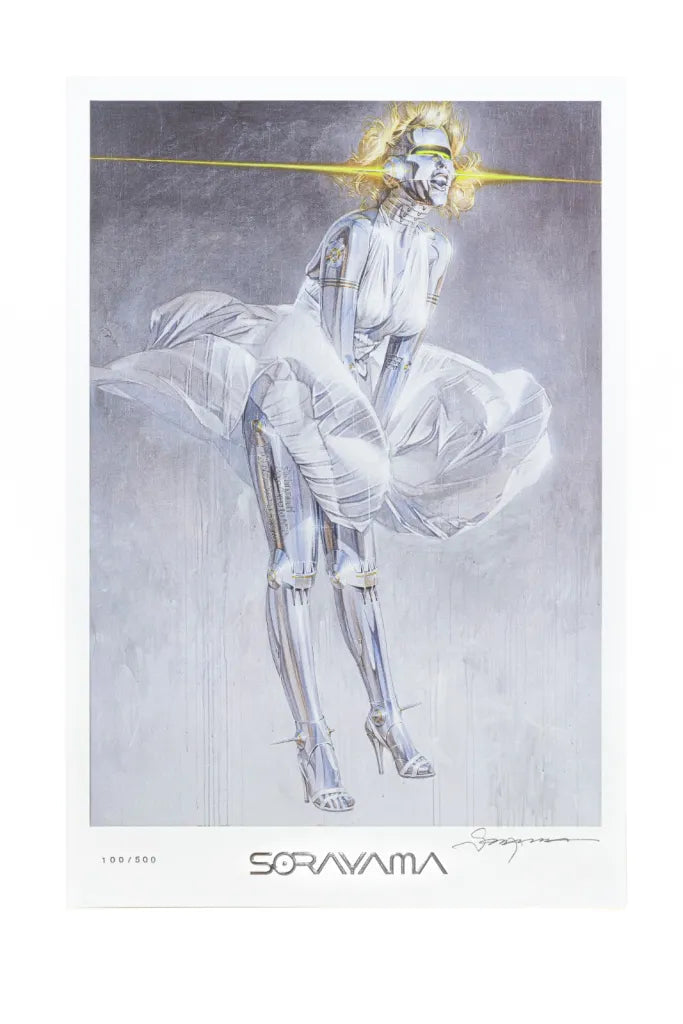Hajime Sorayama Limited Edition Print: Untitled (Marilyn)